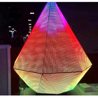 Triangle Dj Club Diy Led Display 3d , Led Video Wall Panel For Stage / Concert / Tv Station